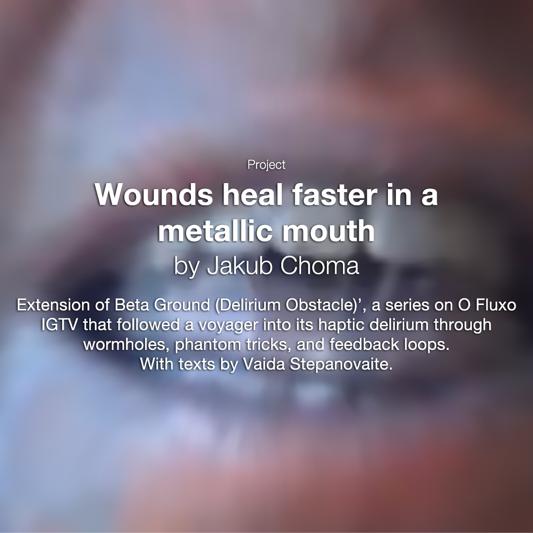 ‘Wounds heal faster in a metallic mouth’ by Jakub Choma
