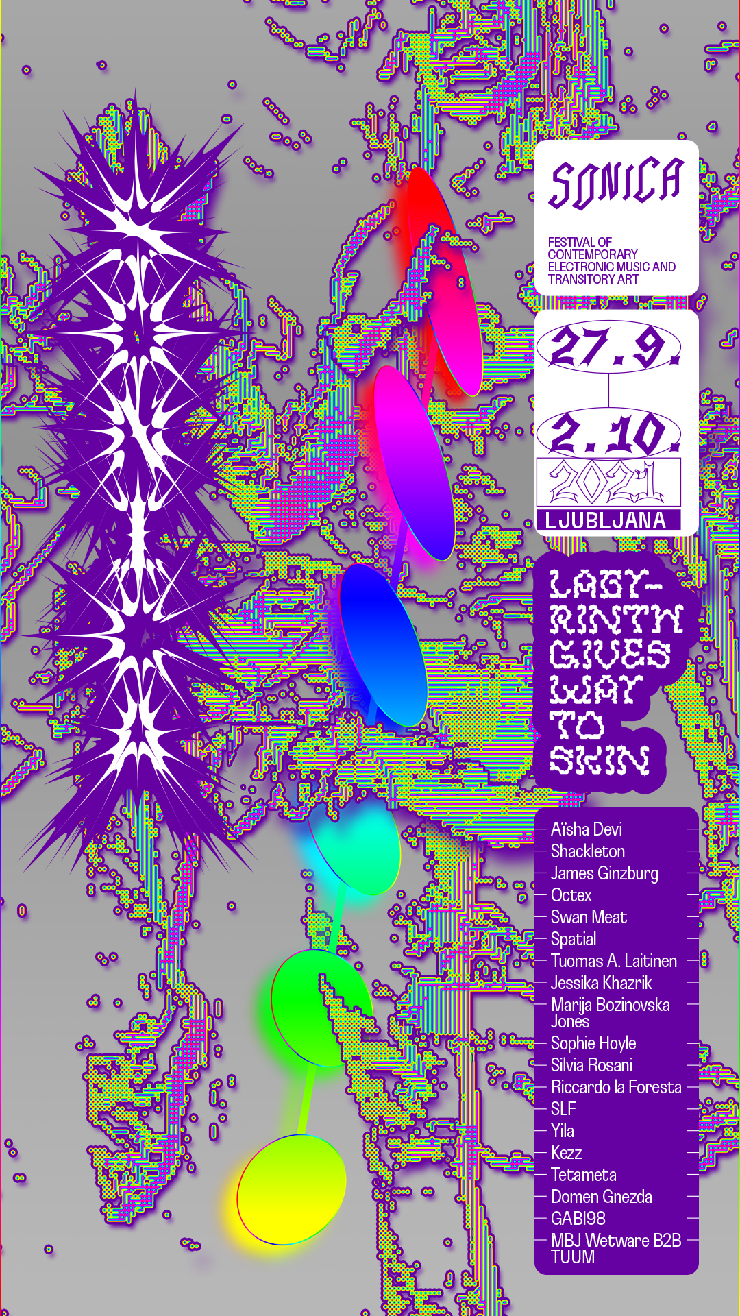 SONICA 2021 FESTIVAL — 27Sep to 02Oct in Ljubljana, Slovenia