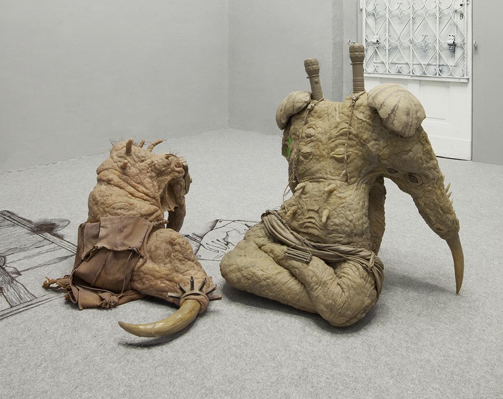 WITH THE CORNER OF THE EYE — Michele Gabriele at Kunsthalle.Ost, Leipzig, Germany