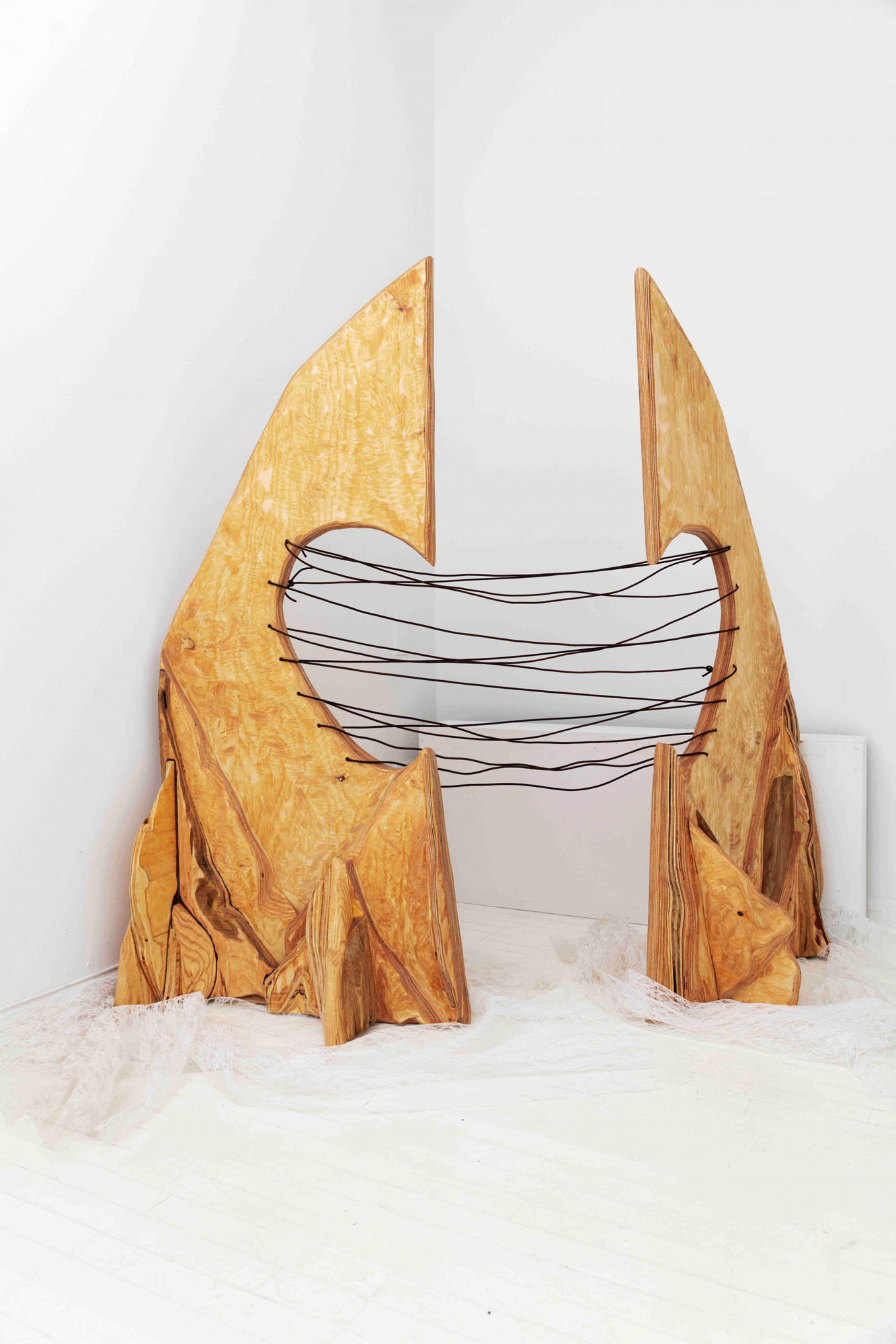 POMEGRANATE CARVED IN THE ROUND — Fi Isidore at Larrie, New York