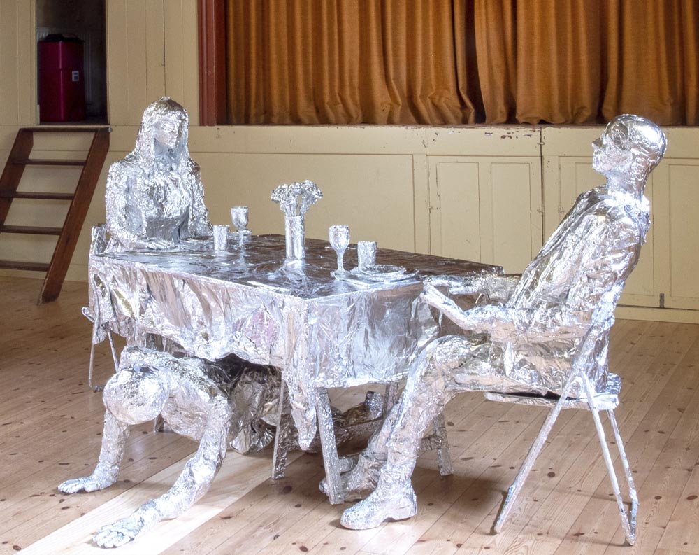 HOSTING GHOSTS — Group show at Stenstrup forsamlingshus by Sans Souci