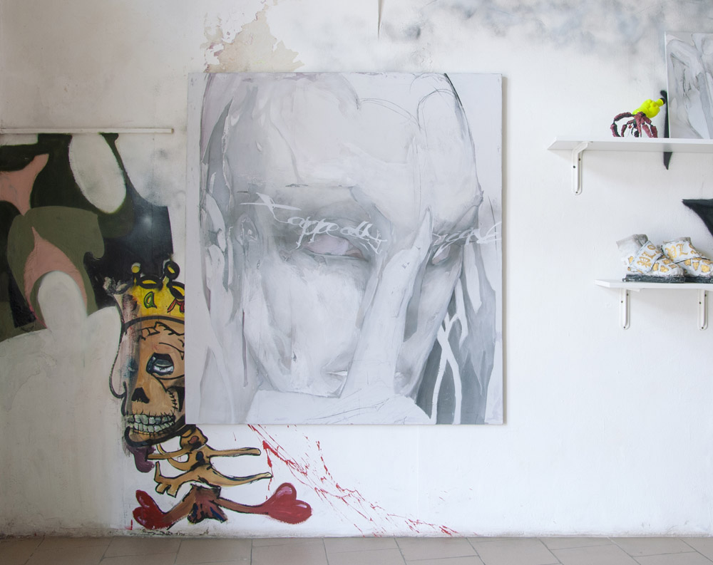 GOD KEEPS HANGING THEM HEAVY KILOS ON MY NECK — Group show @Zaazrak|Dornych, Brno