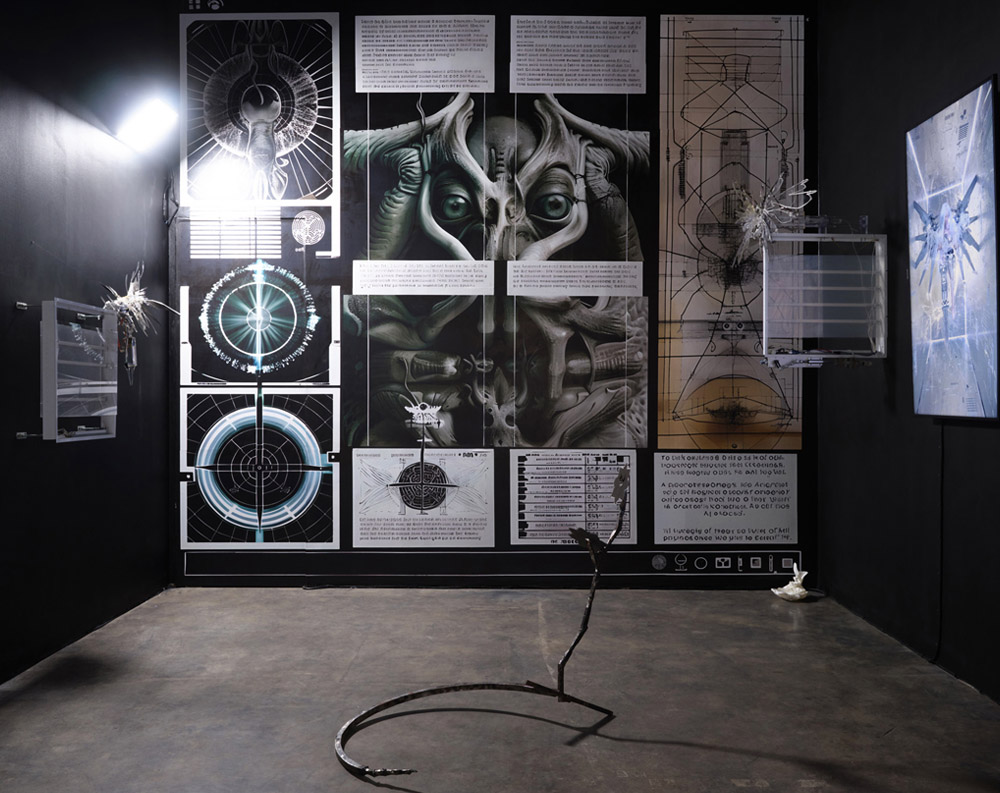 HYPA-PHIXED — Group show and performance programme – in vitro, Gossamer Fog @Enclave Projects, Deptford, SE London