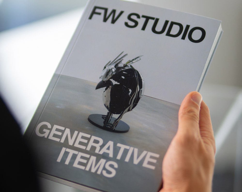 Fakewhale STUDIO: “GENERATIVE ITEMS”, BOOK PRESENTATION